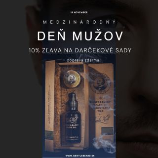 Vedel si, že už o pár dní je Deň mužov (19.11.)? Pri tejto príležitosti prinášame od dnes 13.11. až do 20.11. elegantnú...